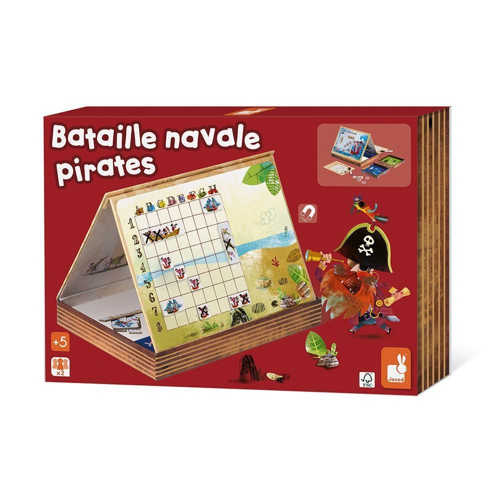 Primera imagen del Juego batalla naval piratas - juego magnético