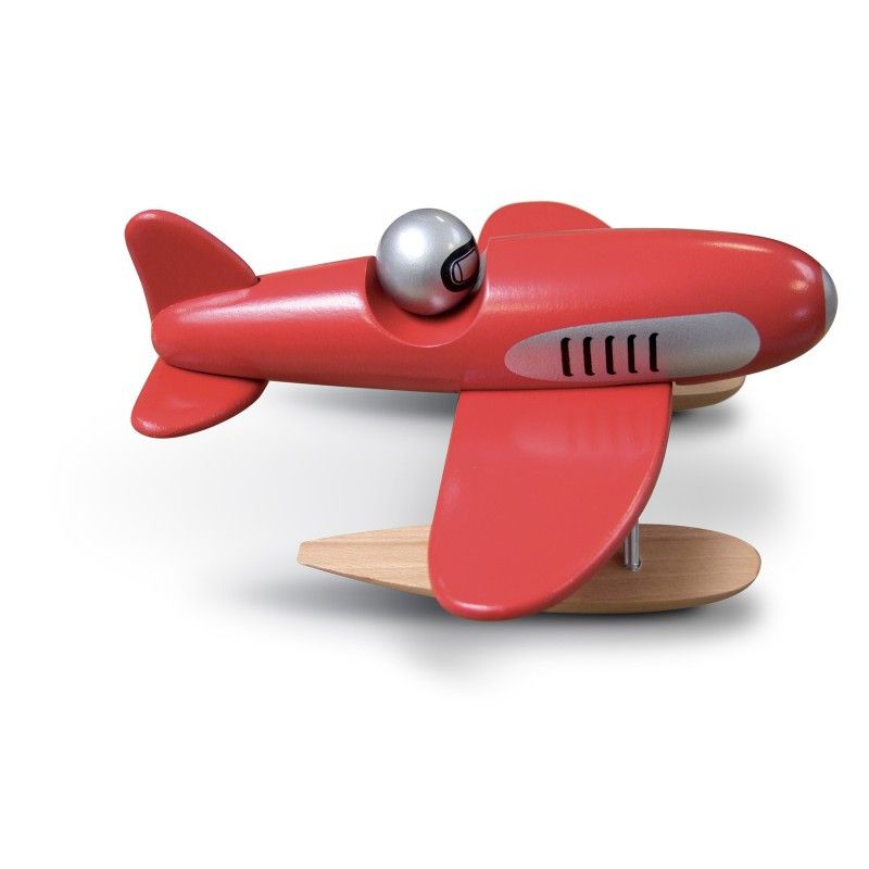 Segunda imagen del Hidroavión rojo de madera