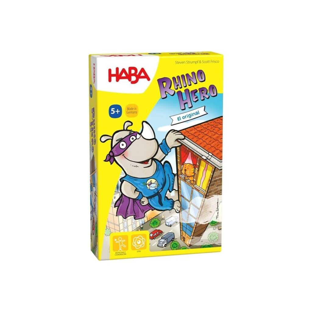 Primera imagen de Super Rhino - Rhino Hero - HABA