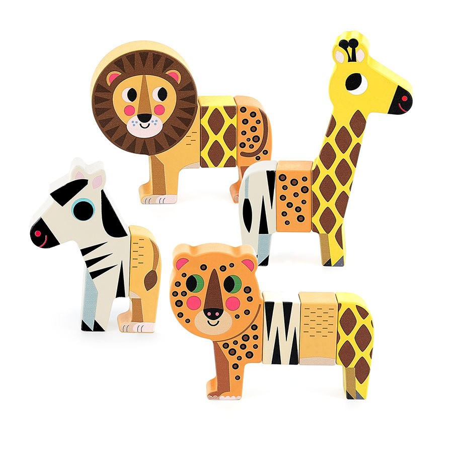 Segunda imagen de los Animales magnéticos de la selva para construir