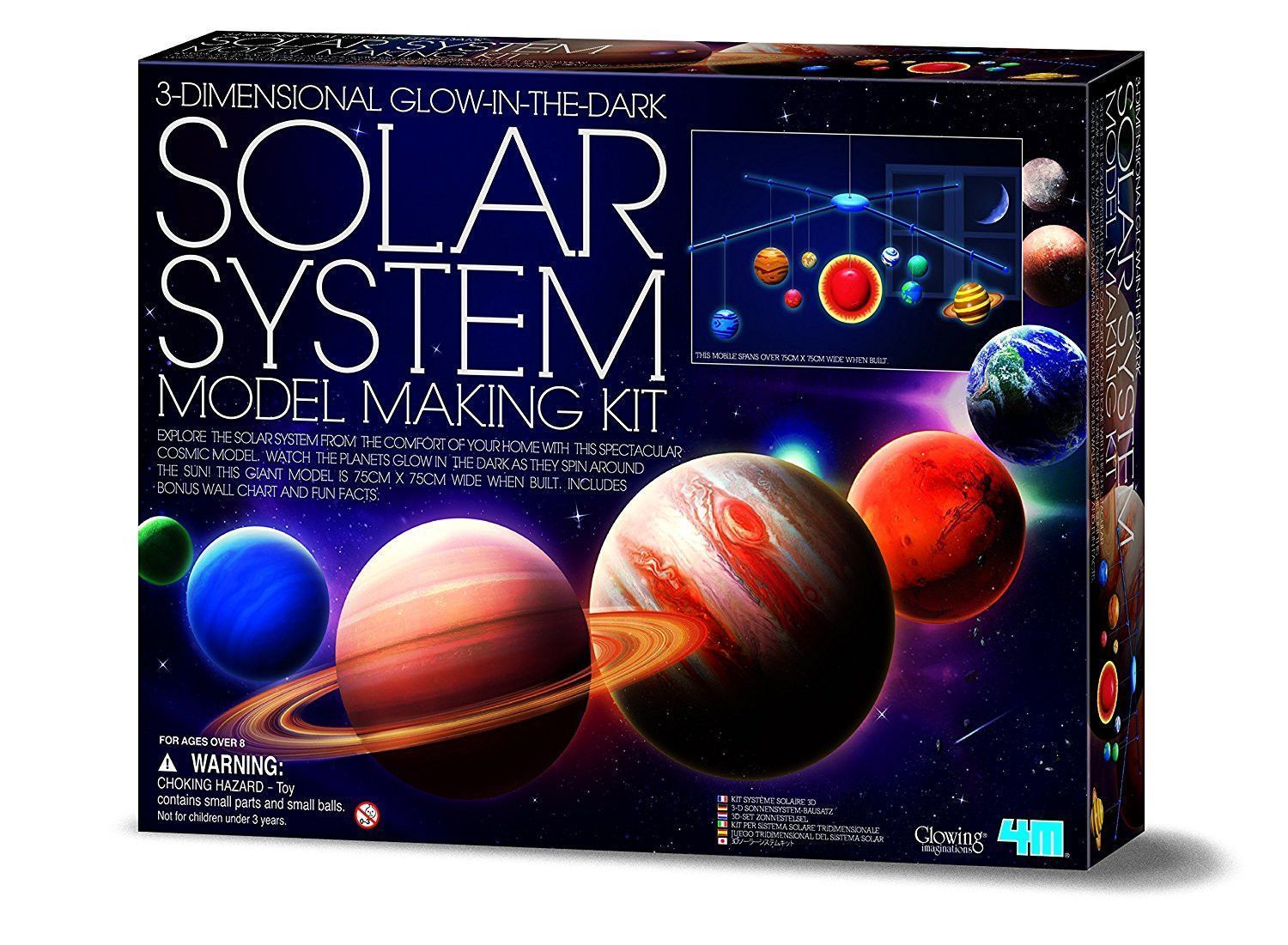Primera imagen del Sistema solar móvil en 3D - 4M - Construye y pinta