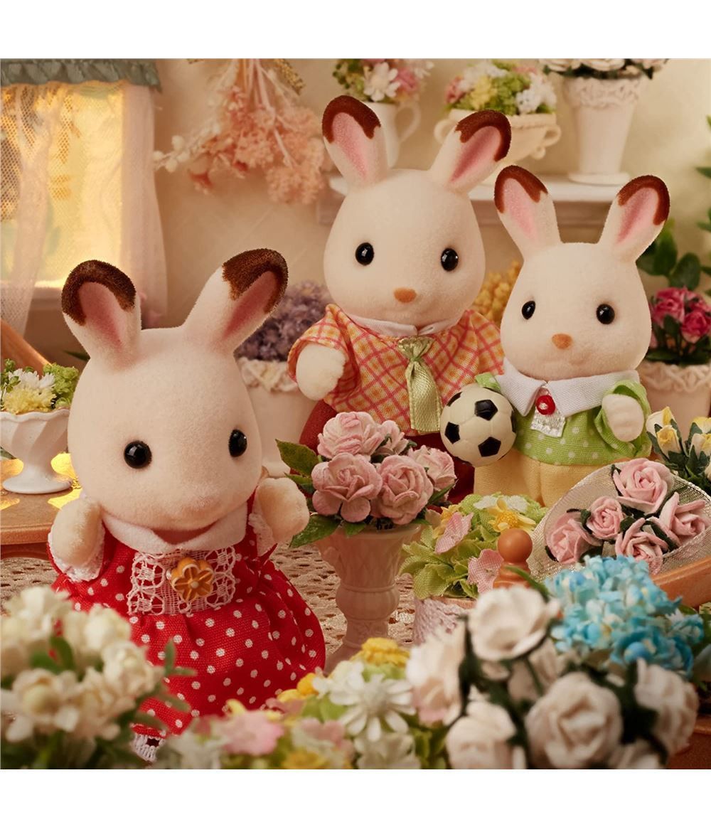 Cuarta imagen de la Familia Conejos Chocolate - Sylvanian Families