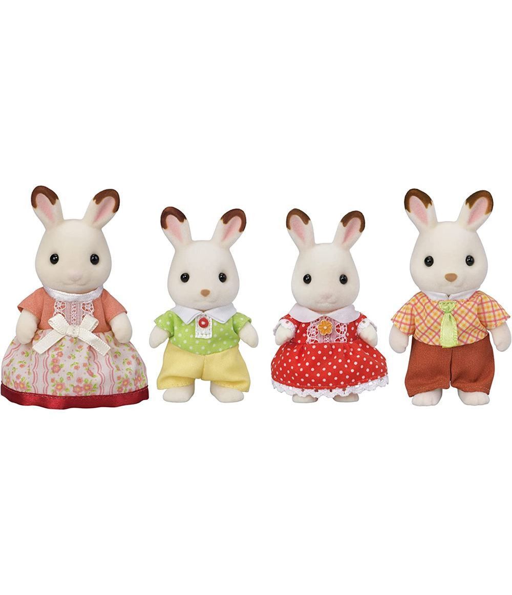 Primera imagen de la Familia Conejos Chocolate - Sylvanian Families