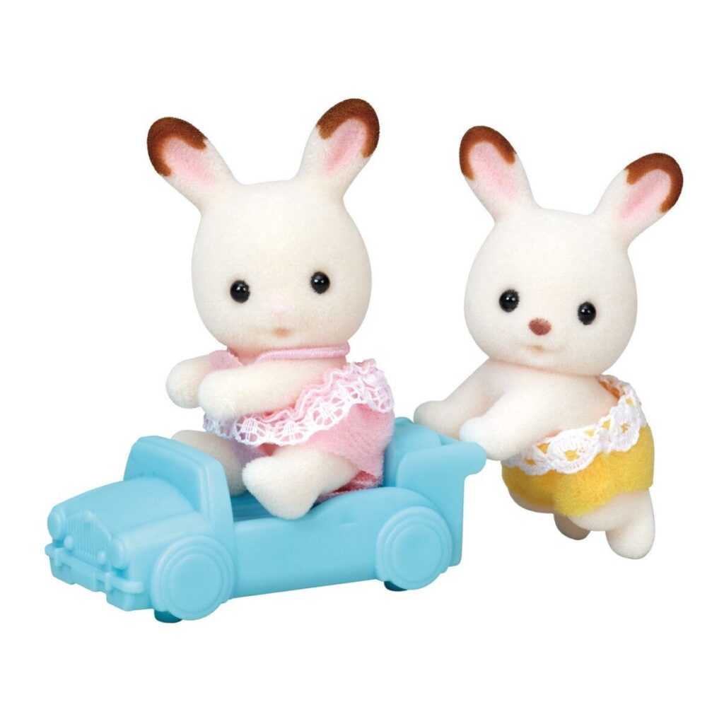 Primera imagen de los Gemelos conejo chocolate Sylvanian Families