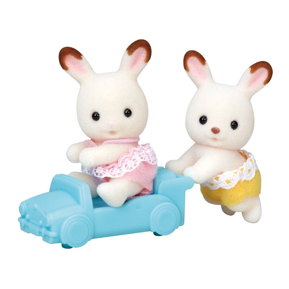 Primera imagen de los Gemelos conejo chocolate Sylvanian Families
