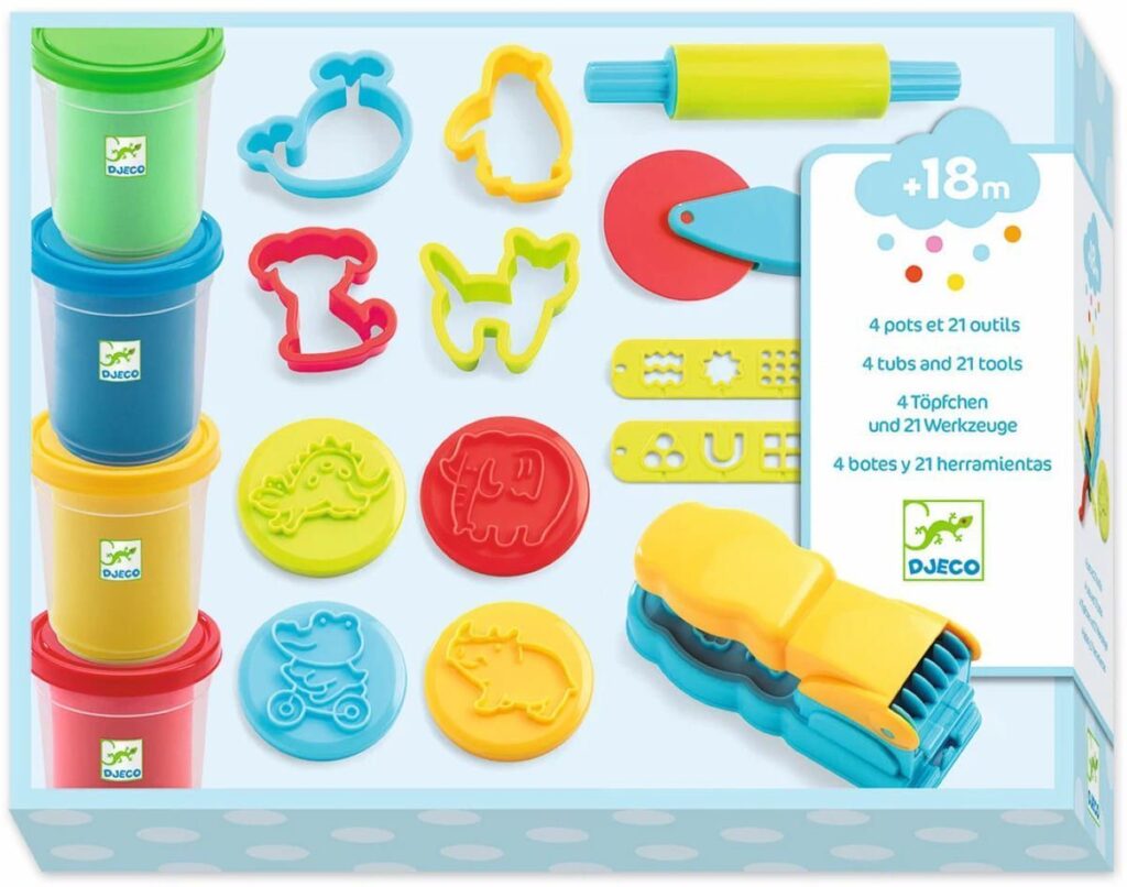 Primera imagen de Pasta para moldear con accesorios - Djeco