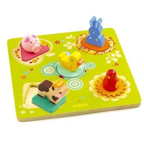 Primera imagen del Puzzle encajable de madera Bildi