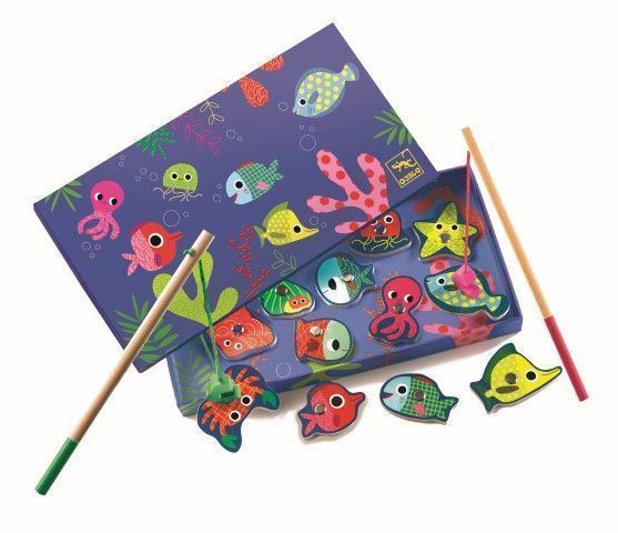 Primera imagen del Juego de pesca magnético - Pesca coloreada