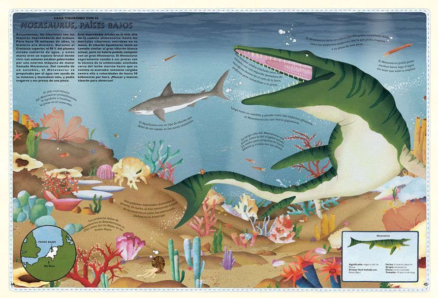 Tercera imagen del Atlas de aventuras dinosaurios