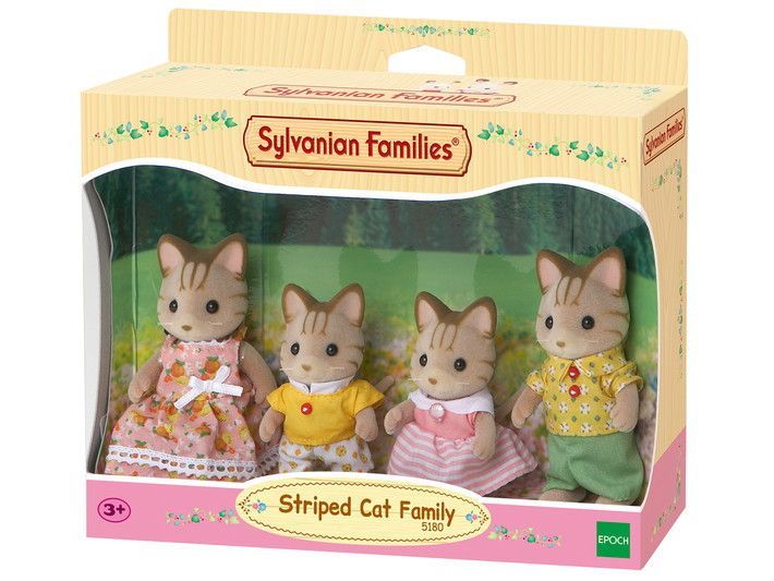 Segunda imagen de la Familia Gatos a Rayas - Sylvanian Families
