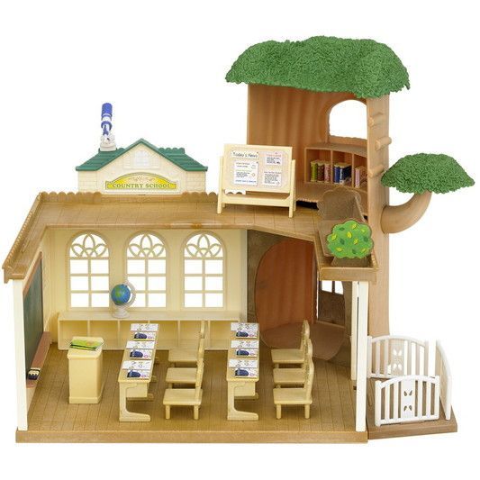 Primera imagen de la Escuela del Árbol Country - Sylvanian Families