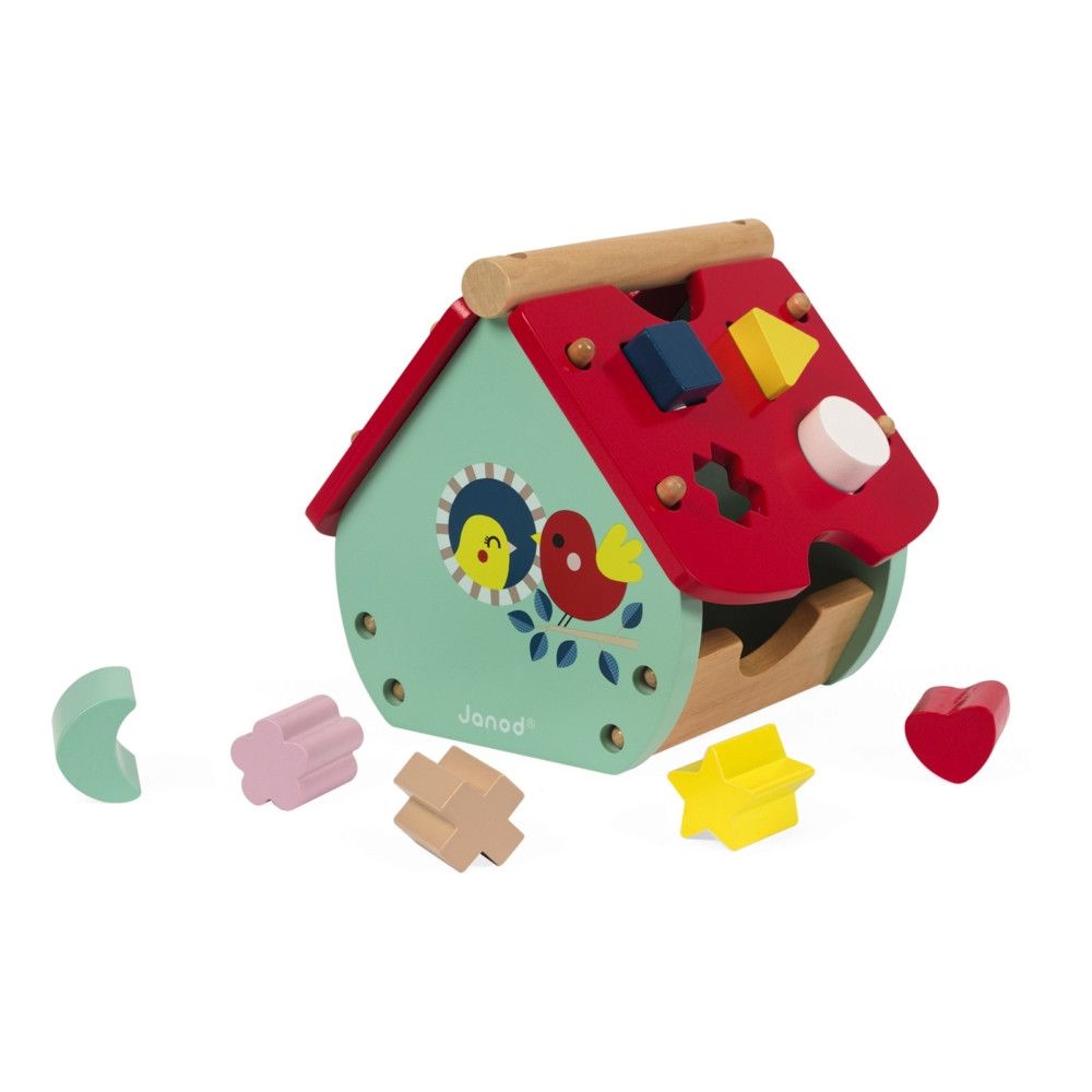 Primera imagen de la Caja de formas de madera Baby Forest