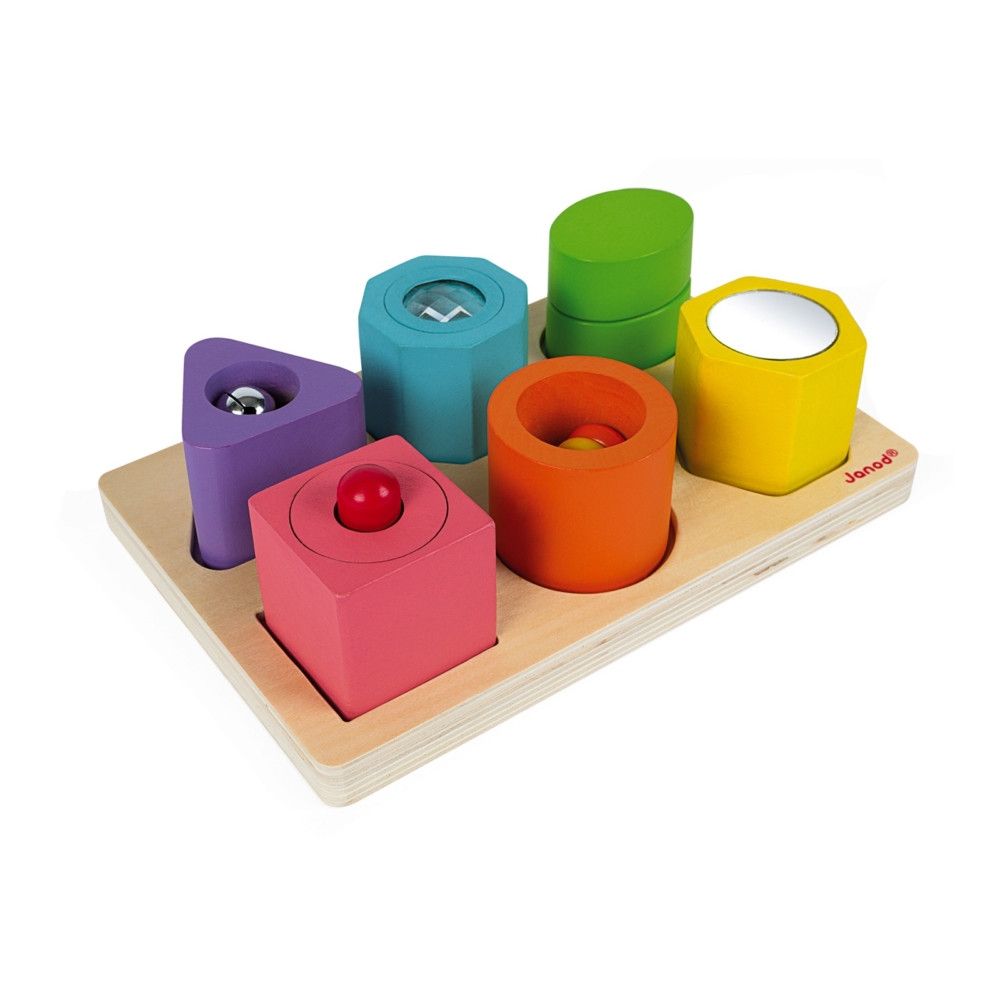 Segunda imagen del Puzzle de 6 cubos sensoriales I Wood