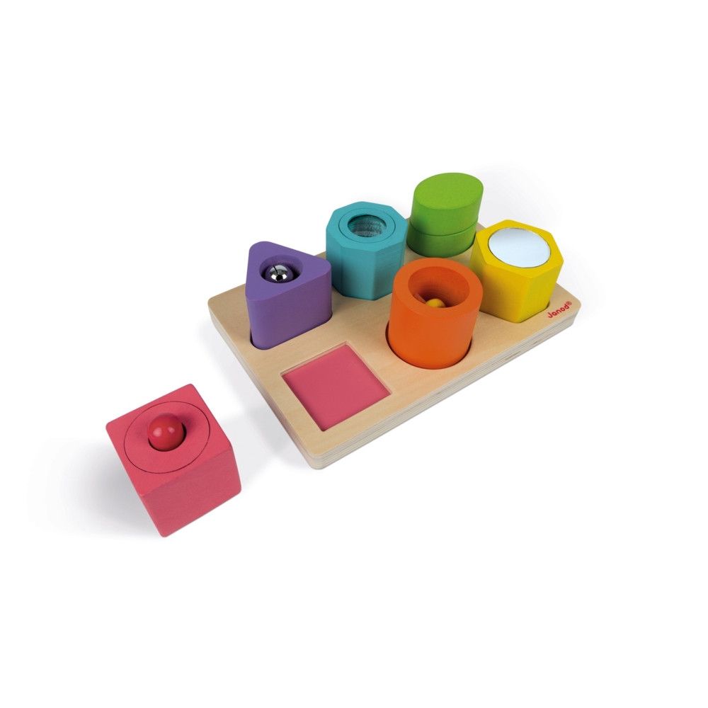 Tercera imagen del Puzzle de 6 cubos sensoriales I Wood