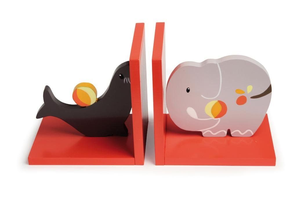 Imagen de los Reposalibros infantiles foca y elefante