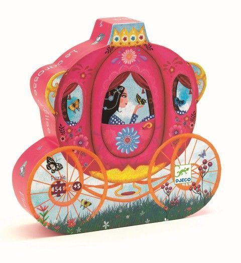 Primera imagen del Puzzle silueta La Carroza de Elisa - Djeco