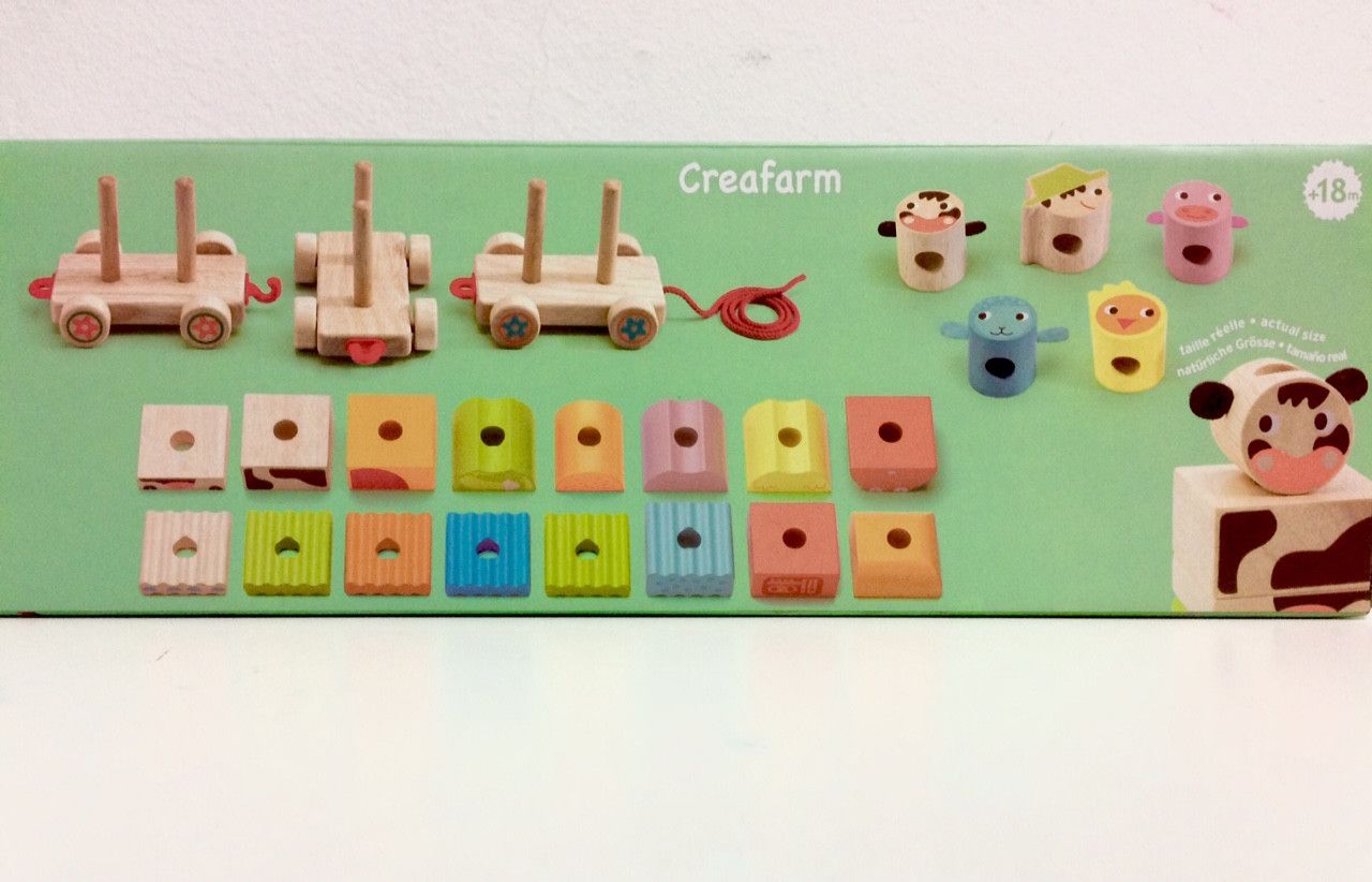 Segunda imagen del Tren de la granja Creafarm - Djeco