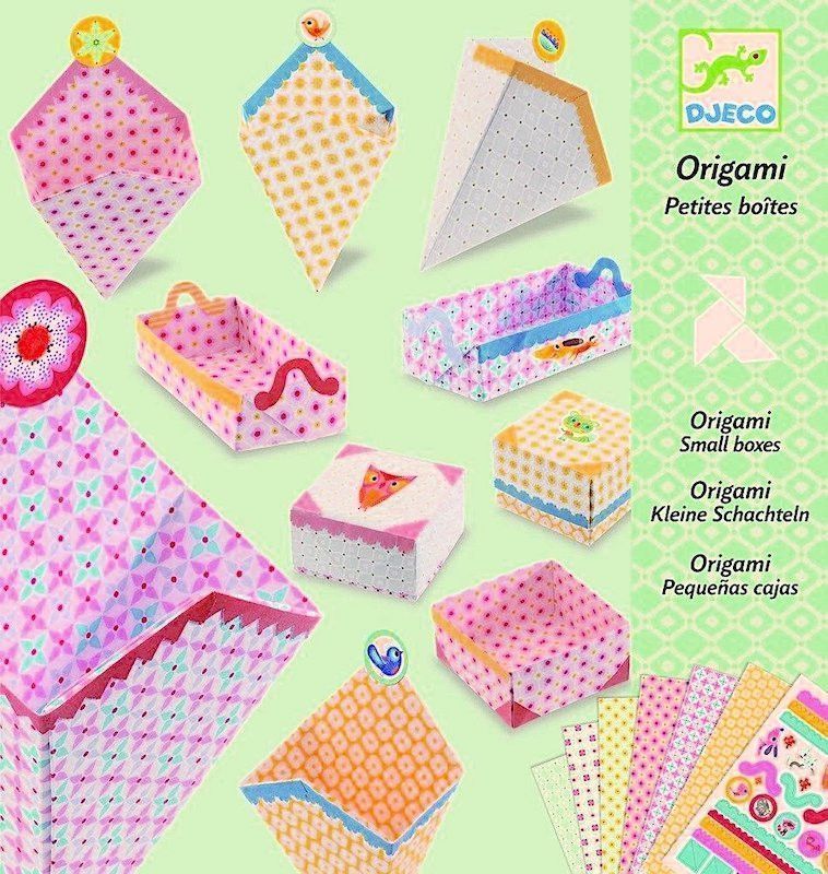 Primera imagen de Origami pequeñas cajitas - Djeco