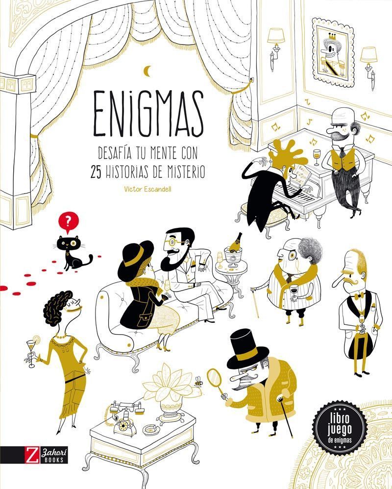 Primera imagen de Enigmas - Libro juego con 25 misterios a resolver - Zahorí de Ideas