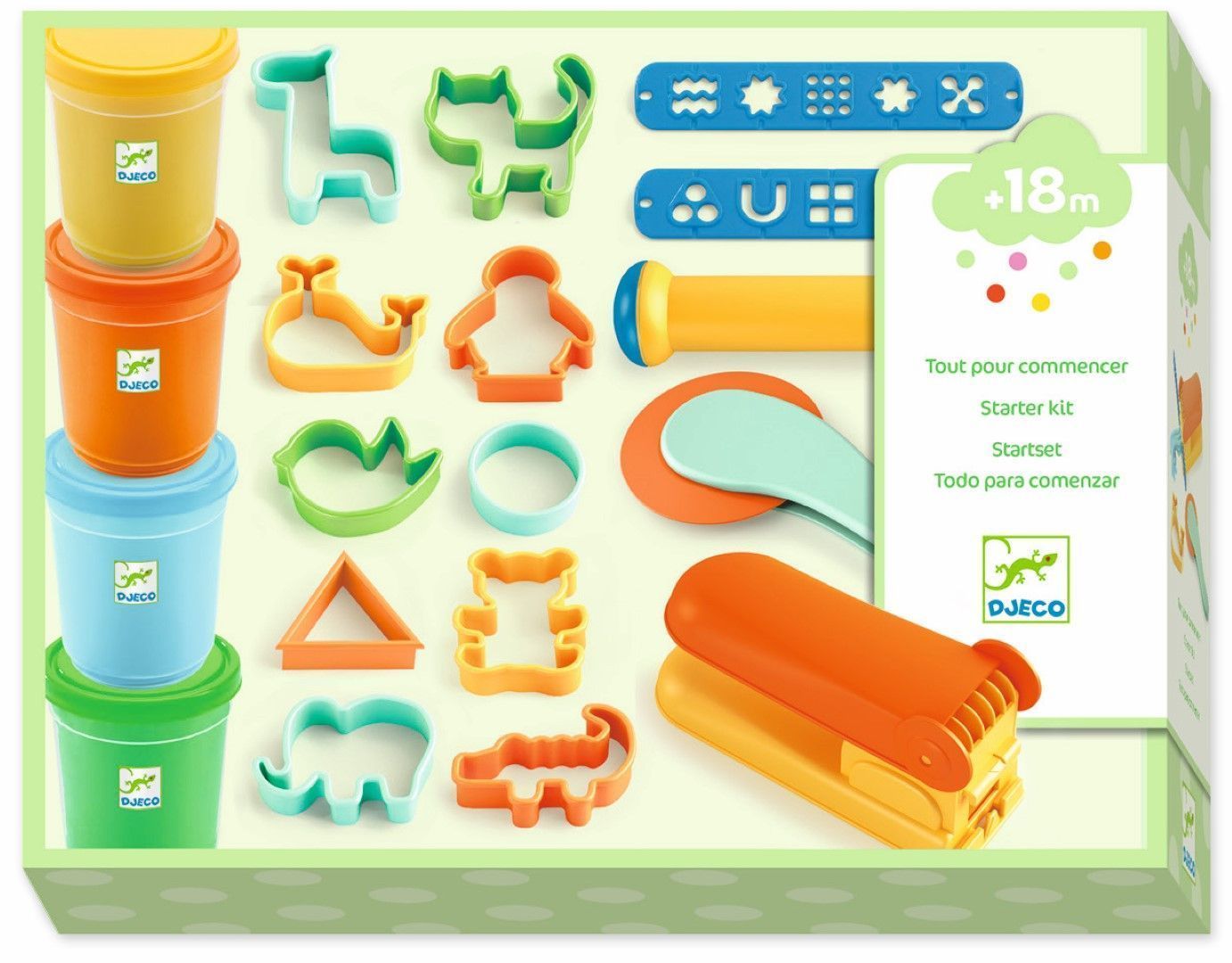 Primera imagen de Pasta para moldear todo para comenzar - plastilina - Djeco