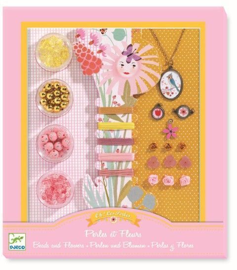 Primera imagen de las Manualidades Perlas y Flores - Djeco