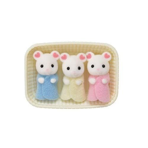Primera imagen de los Trillizos Ratón Marshmallow - Sylvanian Families