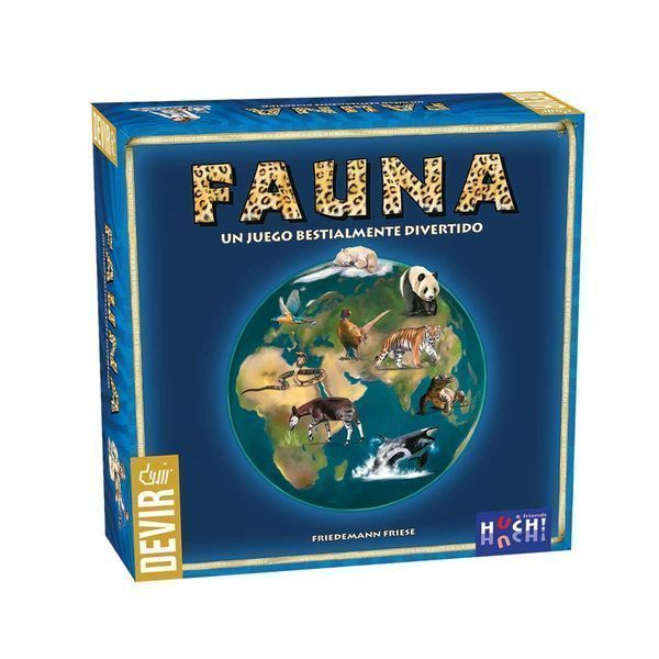 Segunda imagen de Fauna - juego de mesa de aprendizaje animal de Devir