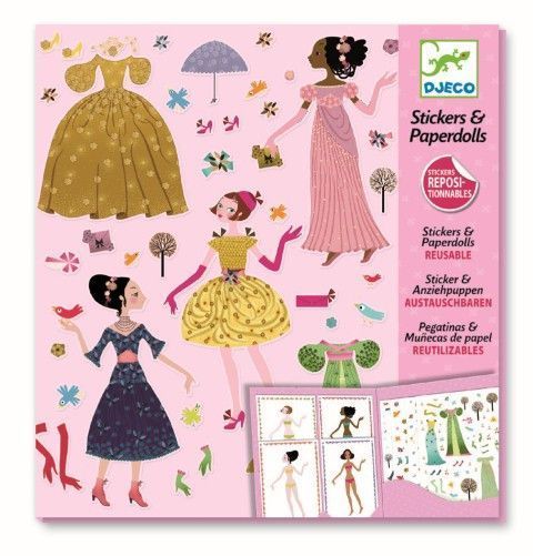 Primera imagen de las Pegatinas reutilizables Moda a tope - Djeco