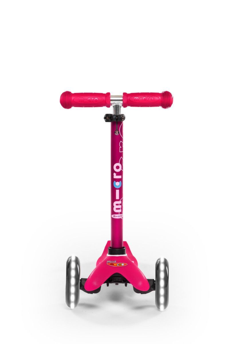 Tercera imagen del Patinete Micro Mini Deluxe Rosa LED - MMD075