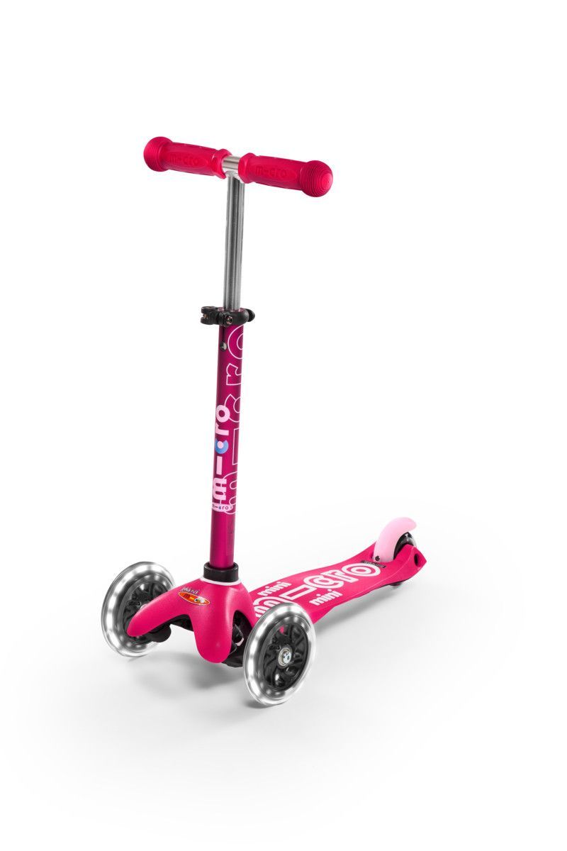 Primera imagen del Patinete Micro Mini Deluxe Rosa LED - MMD075