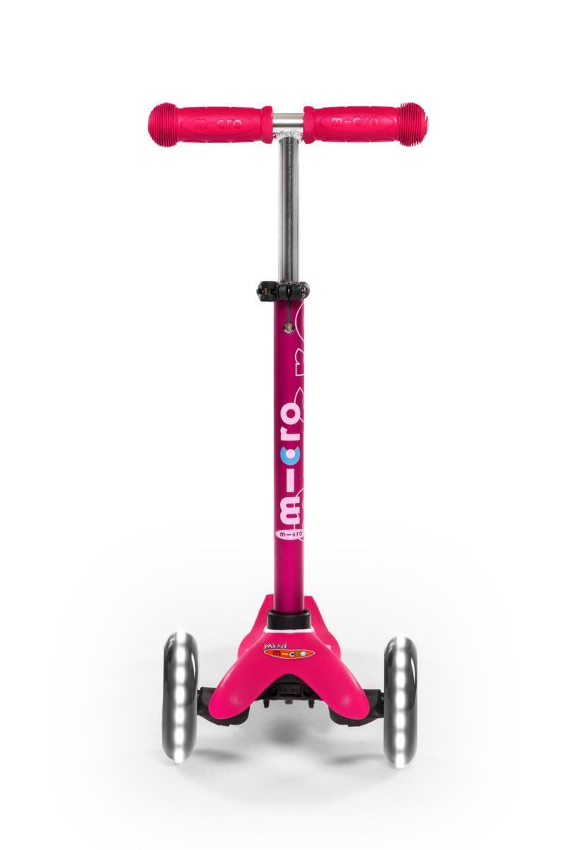 Novena imagen del Patinete Micro Mini Deluxe Rosa LED - MMD075