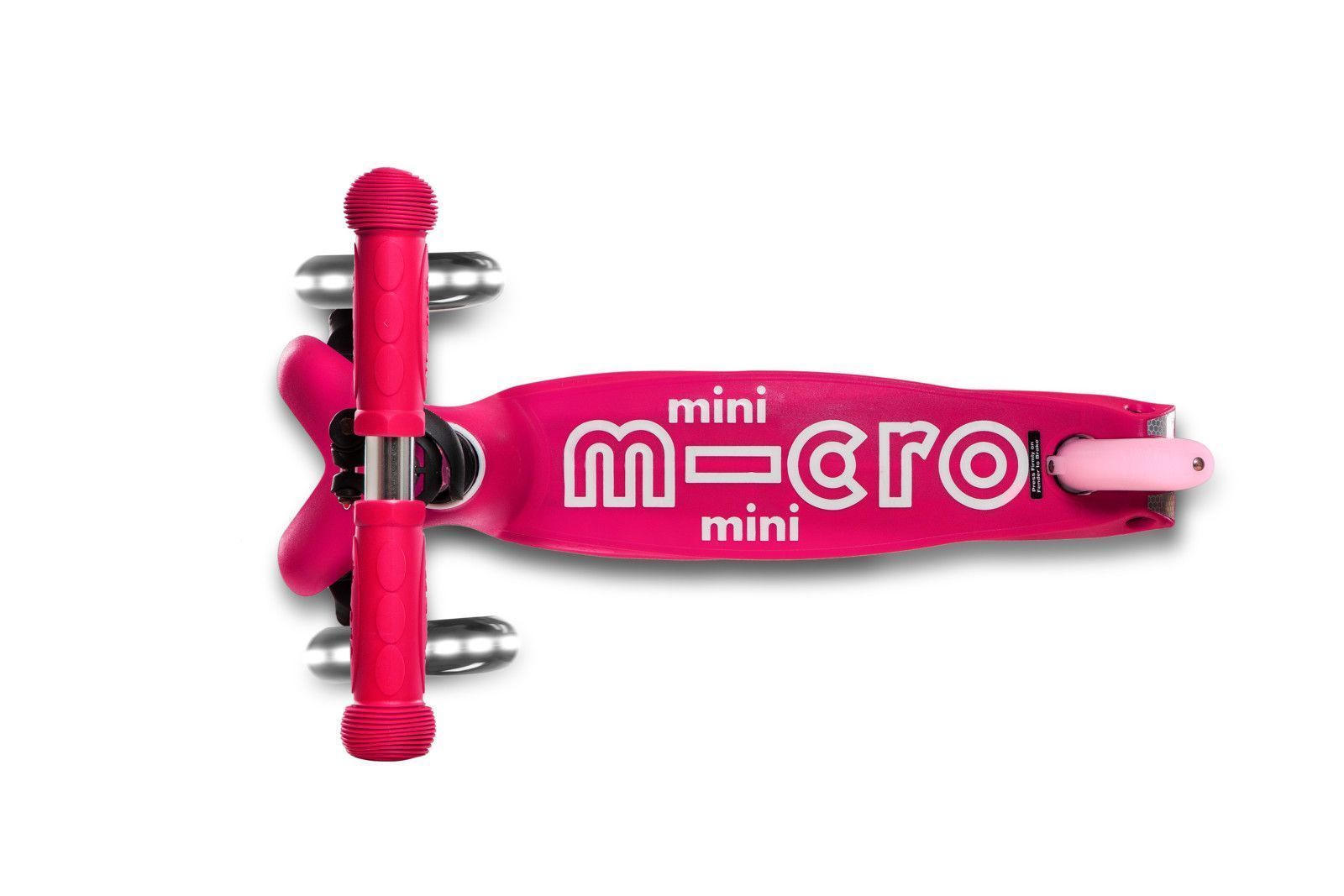 Quinta imagen del Patinete Micro Mini Deluxe Rosa LED - MMD075