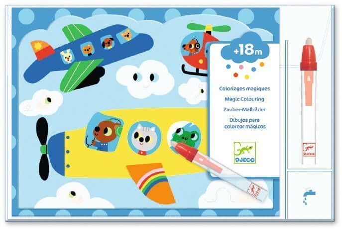 Primera imagen de Dibujos para colorear mágicos - Escondido en el cielo - Djeco