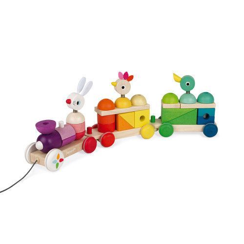 Segunda imagen del Tren gigante multicolor Zigolos - Janod