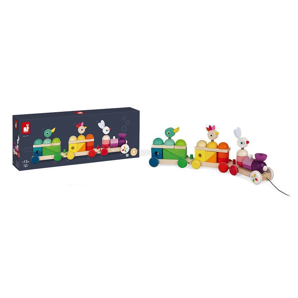 Séptima imagen del Tren gigante multicolor Zigolos - Janod