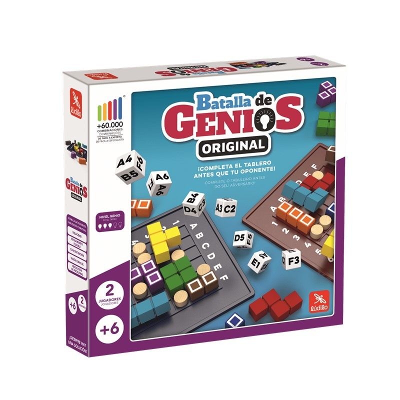Primera imagen de Batalla de genios. Juego de lógica de Lúdilo