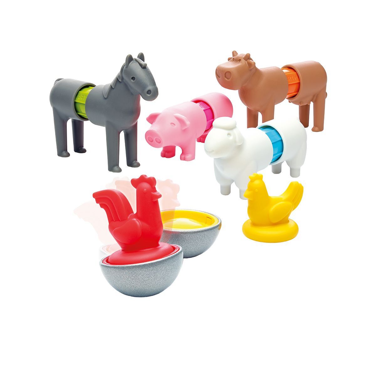 Primera imagen de Mi primera granja de animales SMARTMAX - juego magnético