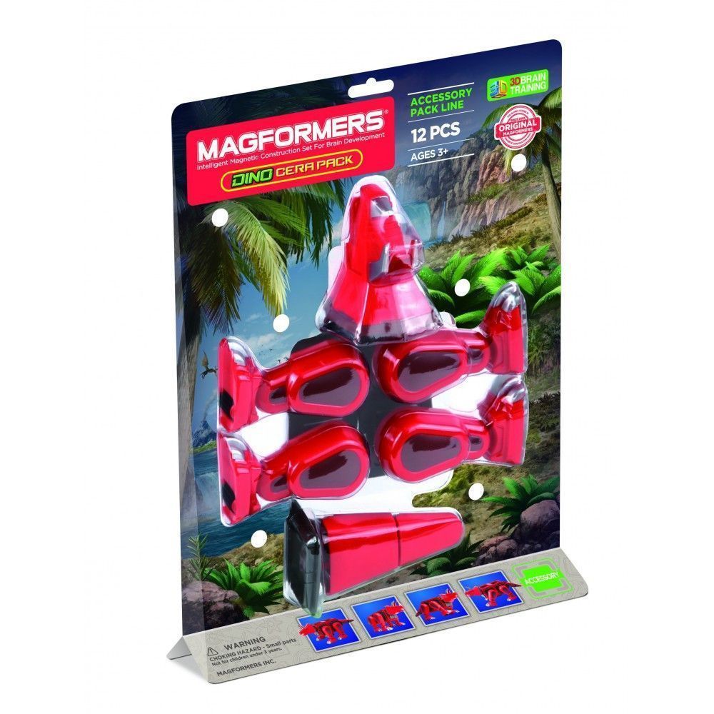 Primera imagen del Juego de construcción magnética Magformers - Pack Dino Cera 12 piezas