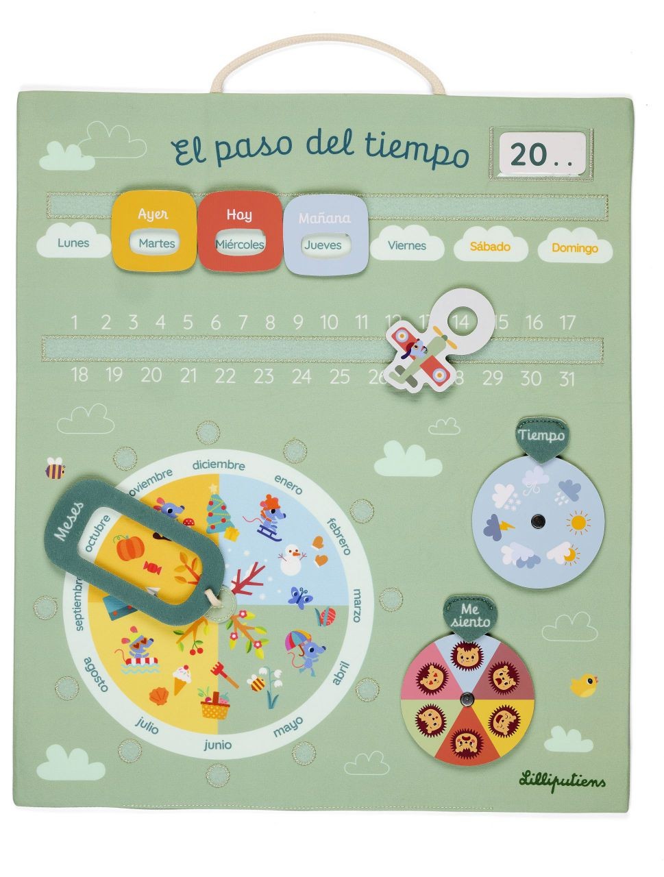 Imagen del Calendario El Paso del Tiempo de Lilliputiens