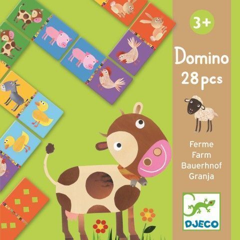 Primera imagen del Dominó de la granja - Djeco