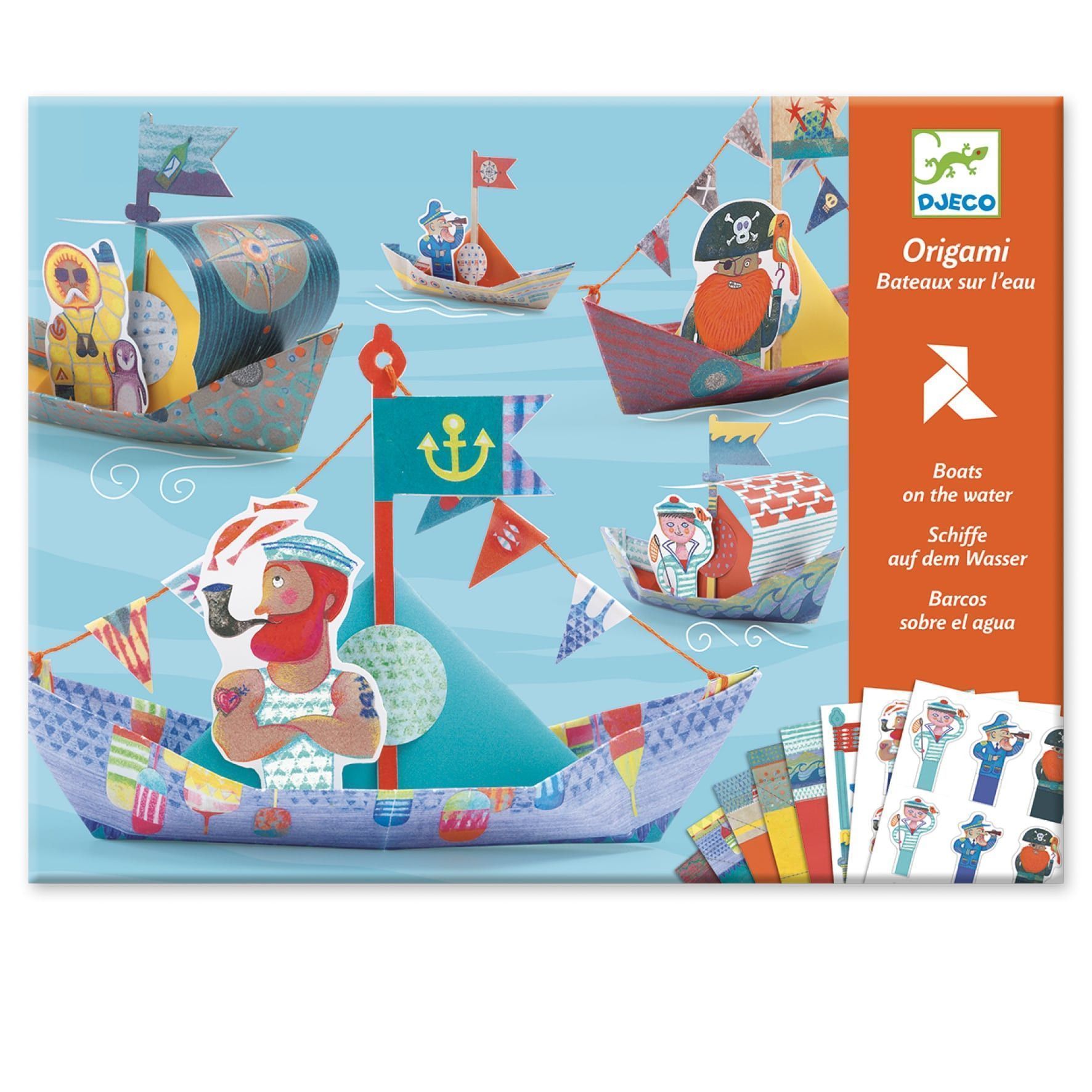Primera imagen de Origami barcos de papel - Set de manualidades - Djeco