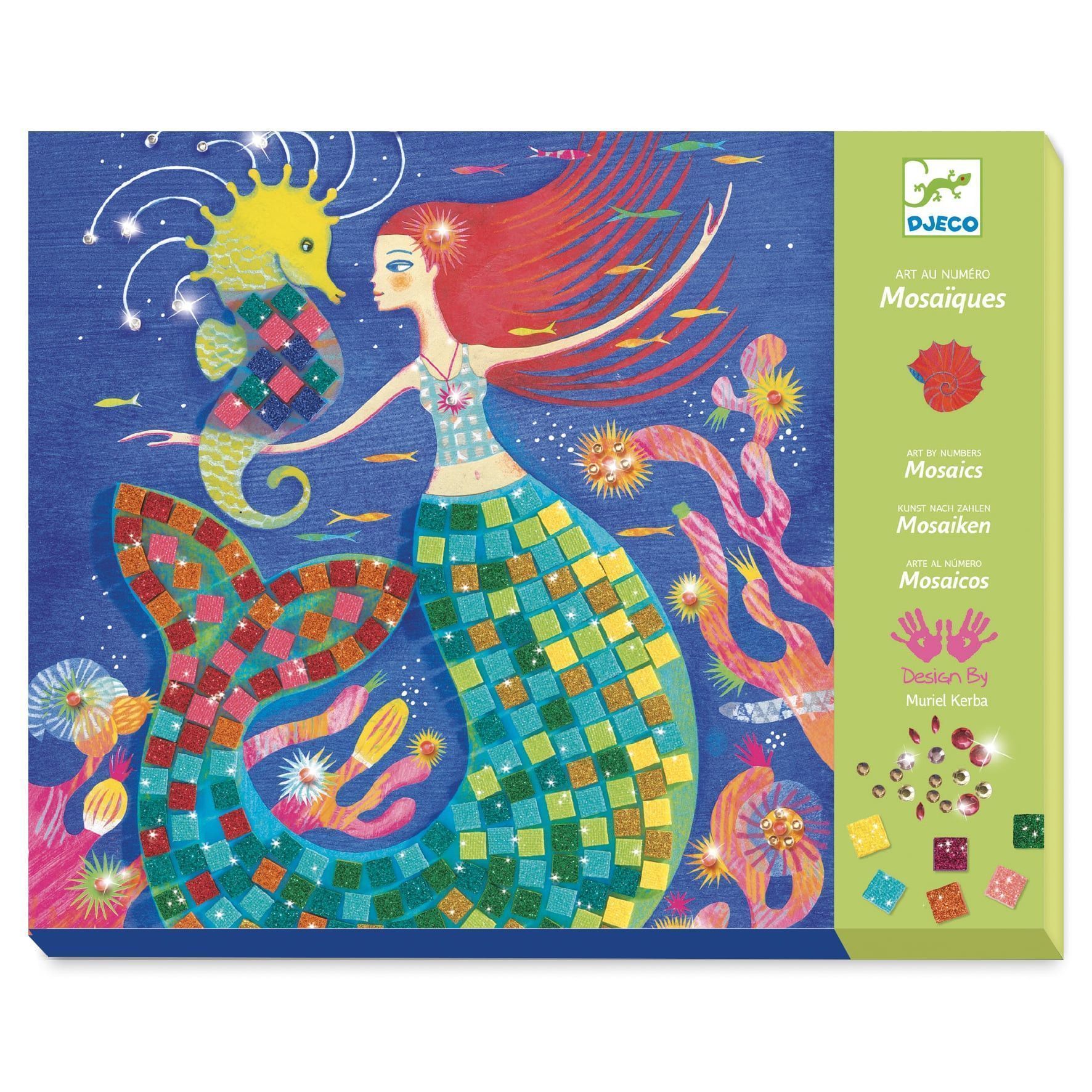 Primera imagen de la Caja de mosaicos, El Canto de las Sirenas - Djeco