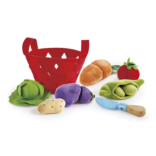 Segunda imagen de la Cesta de vegetales de fieltro para cortar - Hape