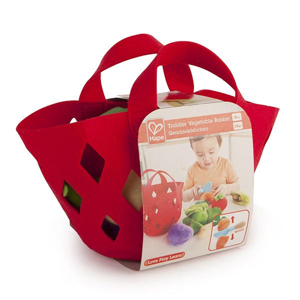 Quinta imagen de la Cesta de vegetales de fieltro para cortar - Hape