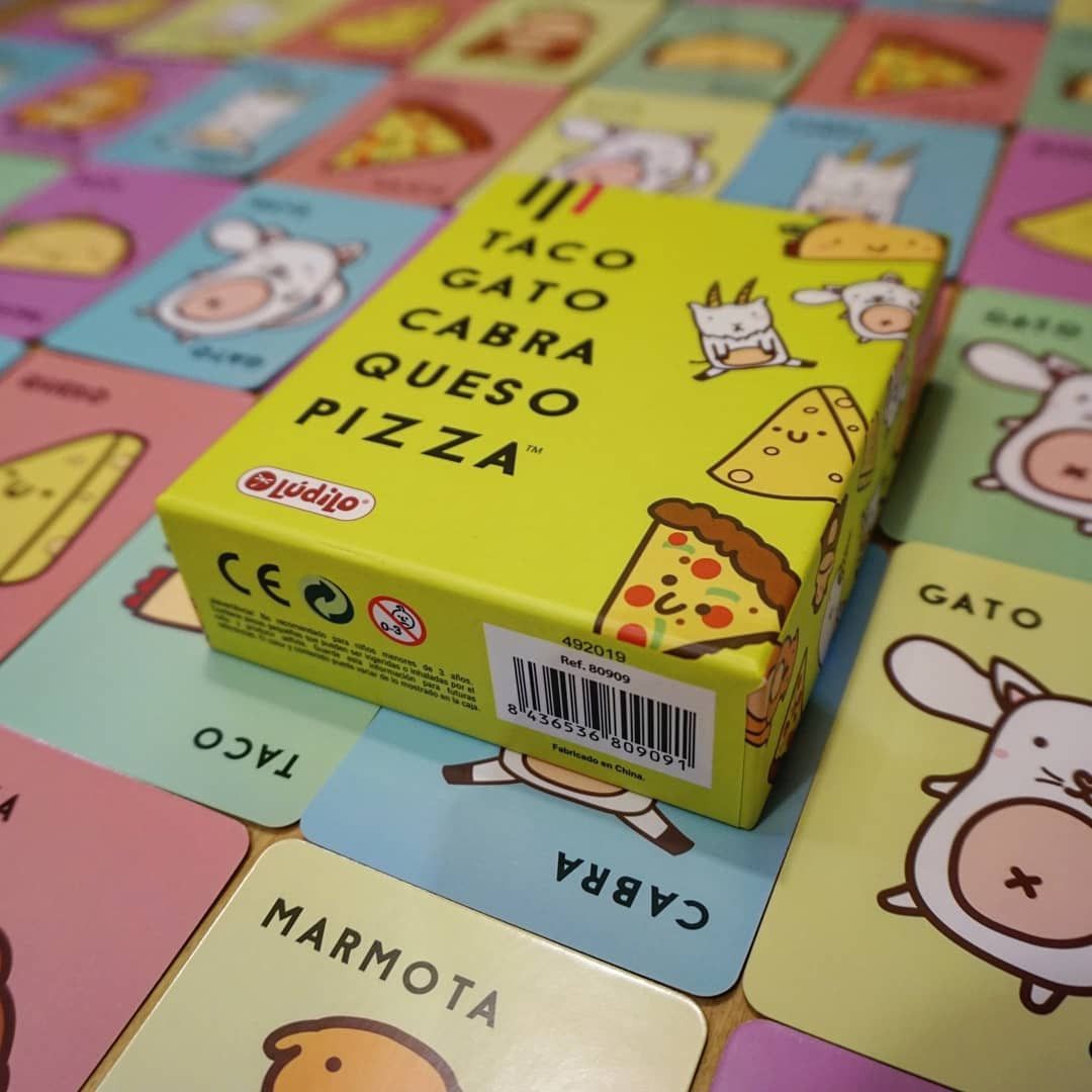 Segunda imagen de Taco, Gato, Cabra, Queso, Pizza - Juego de cartas