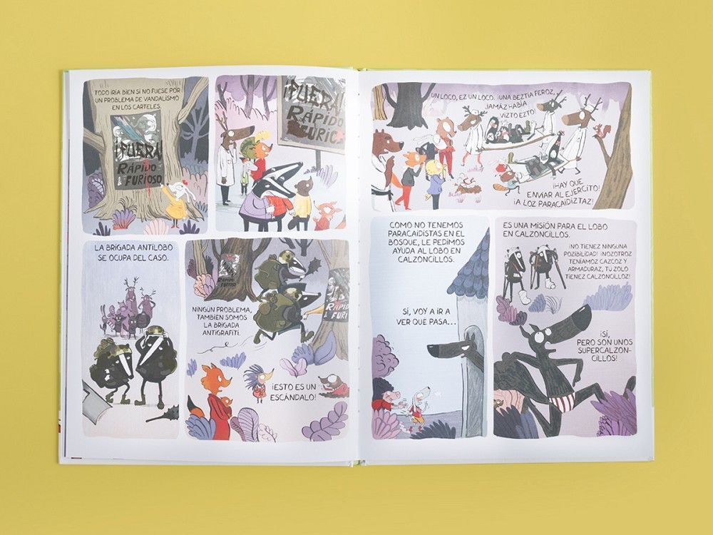 Tercera imagen de El lobo en calzoncillos. ¡Elásticos y fantásticos! - Astronave