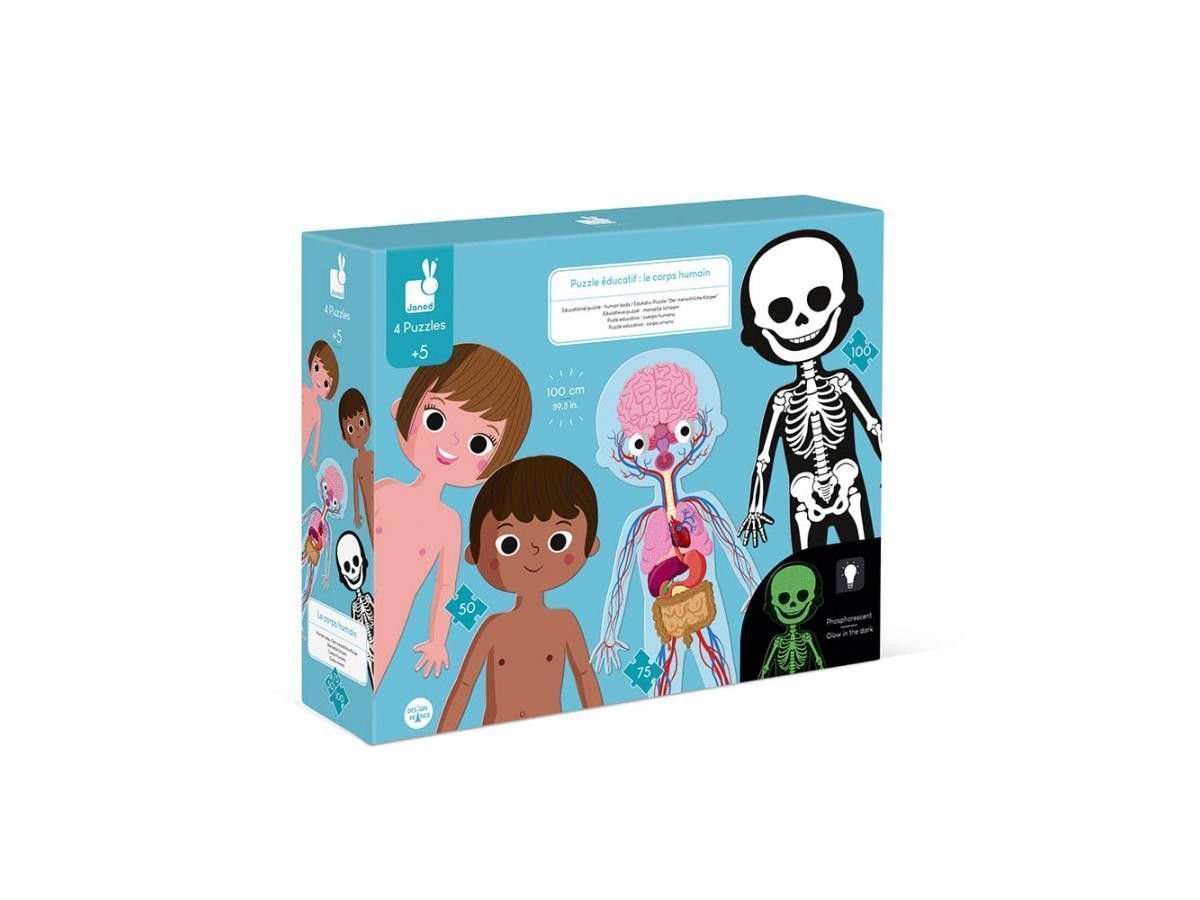 Primera imagen del Puzle educativo Cuerpo Humano - Janod