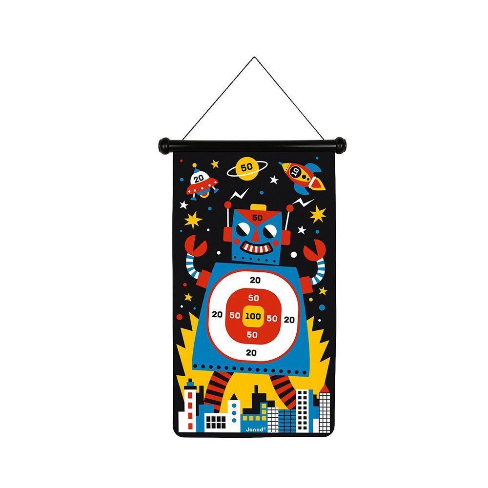 Tercera imagen del Juego magnético de dardos Robots - Janod