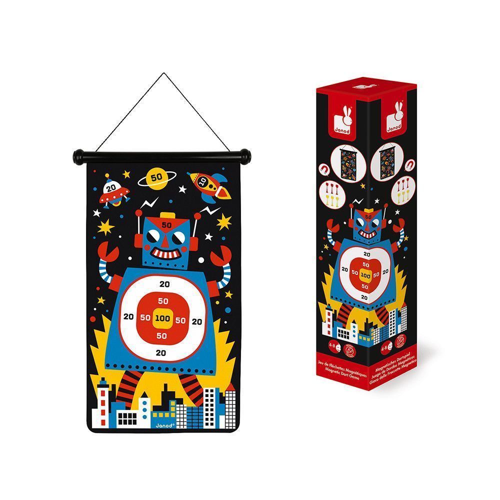 Primera imagen del Juego magnético de dardos Robots - Janod