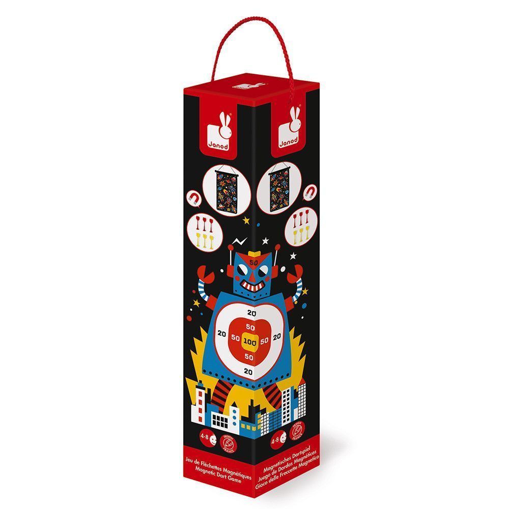 Quinta imagen del Juego magnético de dardos Robots - Janod